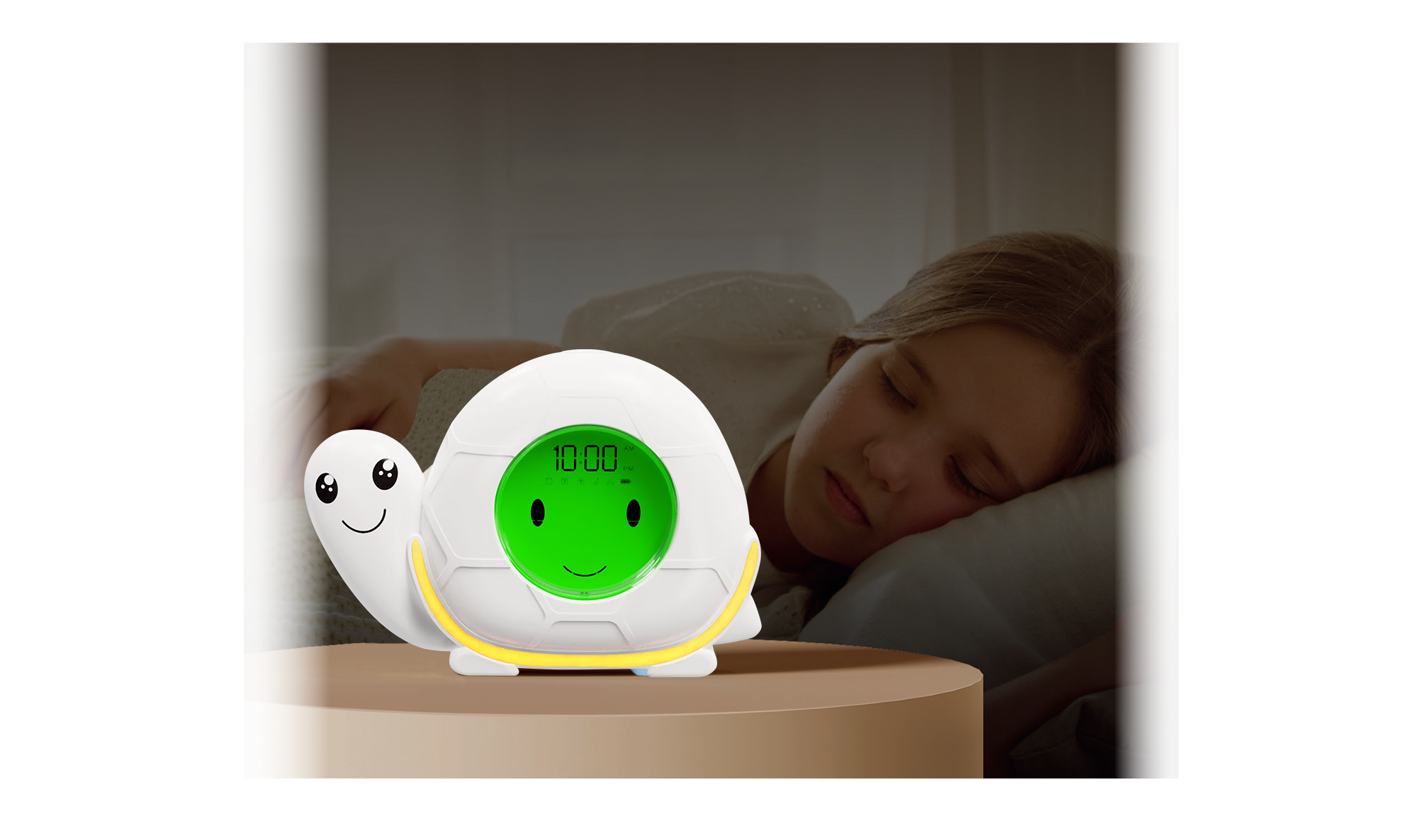 2024 Night Light Wake Up Shape Music Led Children Alarm Clock silicone Digital 3 color changes Sleep Trainer
