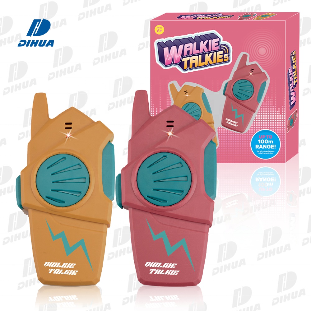 Toy Walkie Talkie for Kids 300 Meters Portable Handheld Walkie Talkie Children Radio Toy for Camping Hiking Adventure