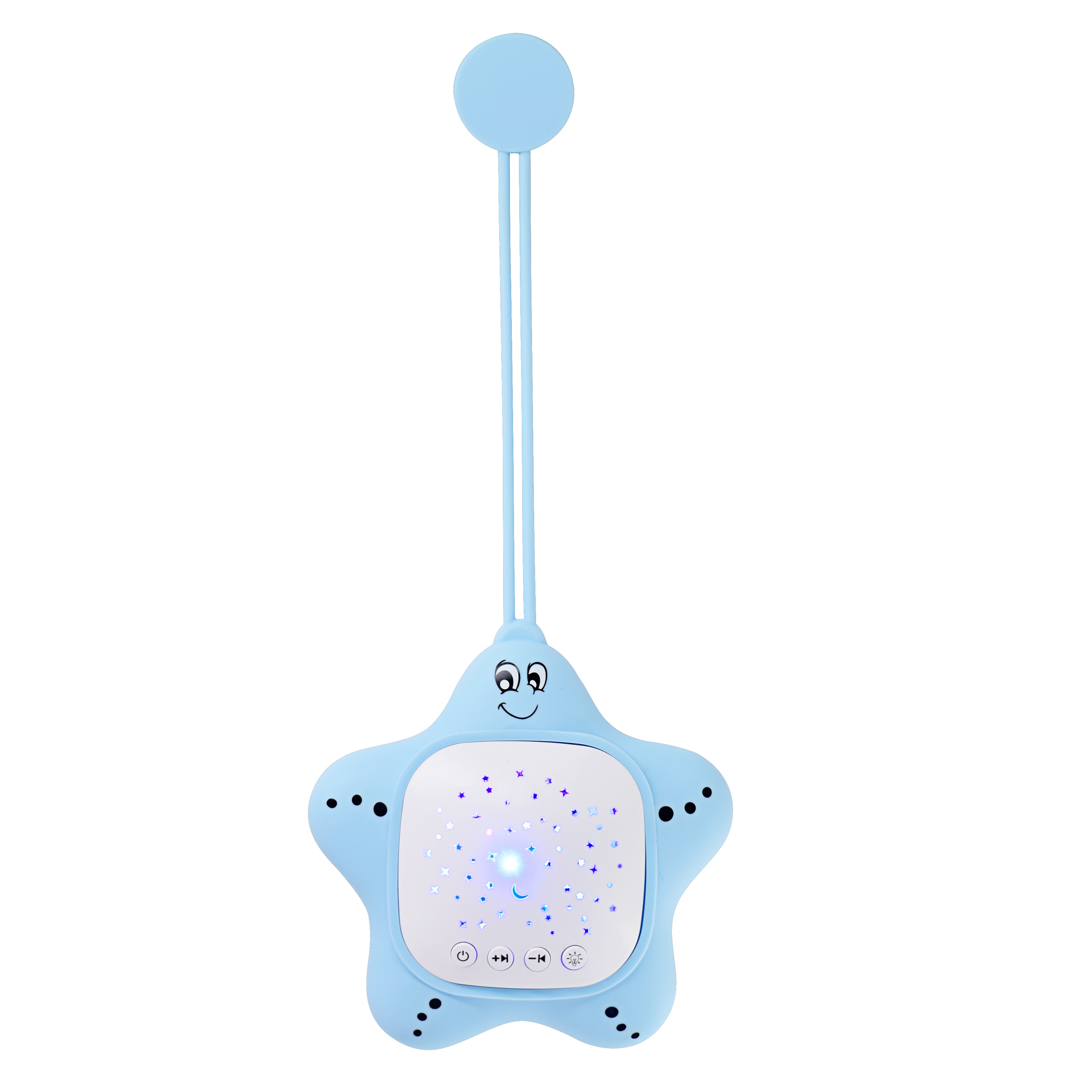 New model White Noise Sound  with Projector Star Starry Light portable Sleep training for baby