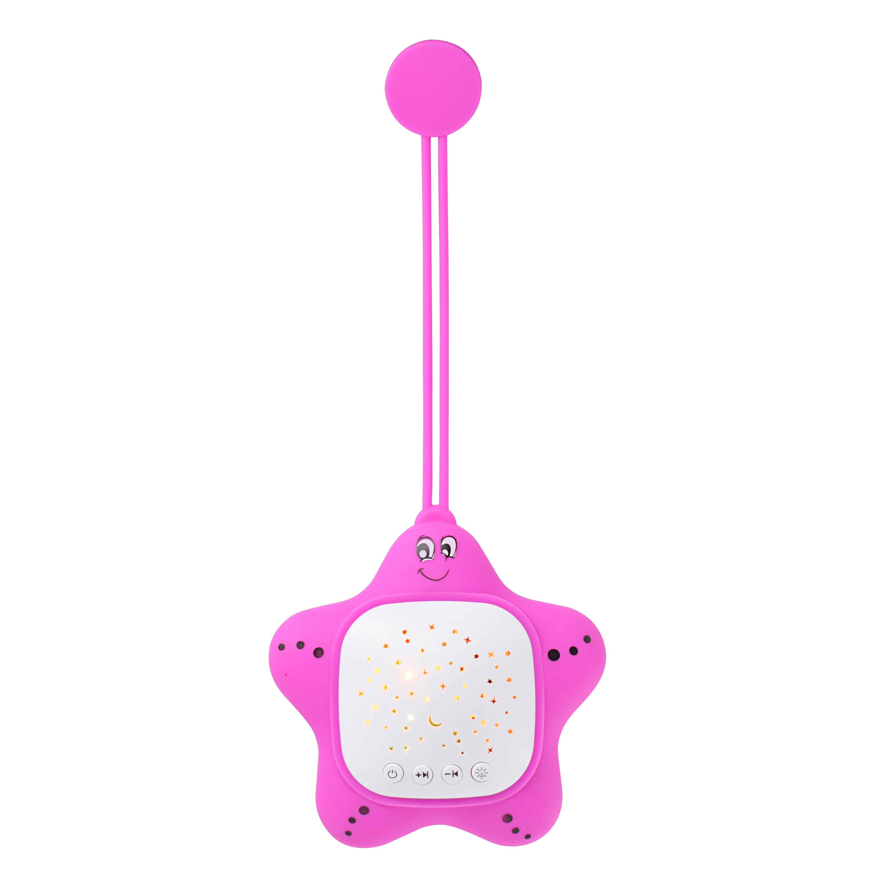 Factory wholesale Silicone Sound Player Night Light Rechargeable projection White Noise Sleep training for children