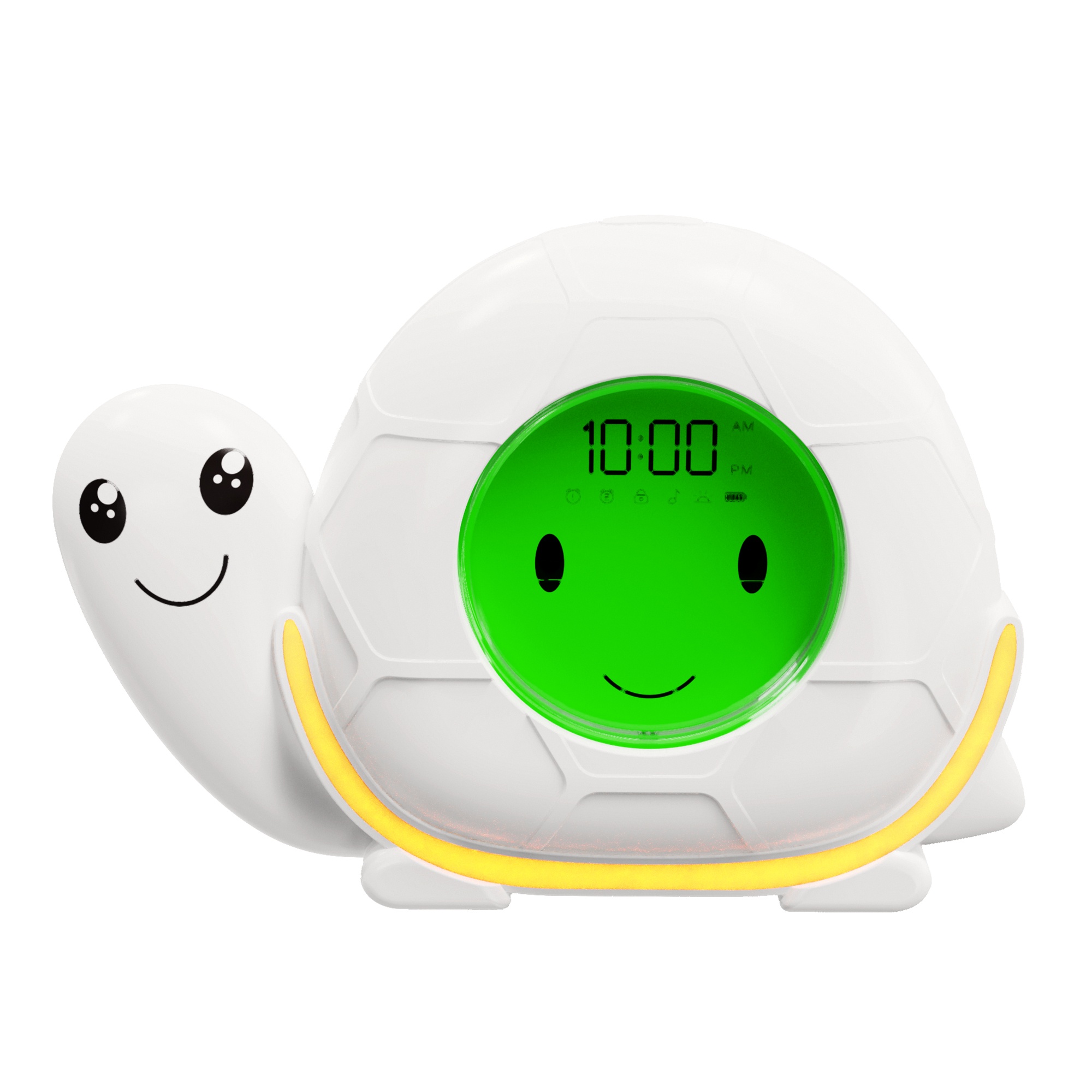 Private model LCD digital screen brightness dimming built in rechargeable battery cloud shape kids sleep training Alarm Clock