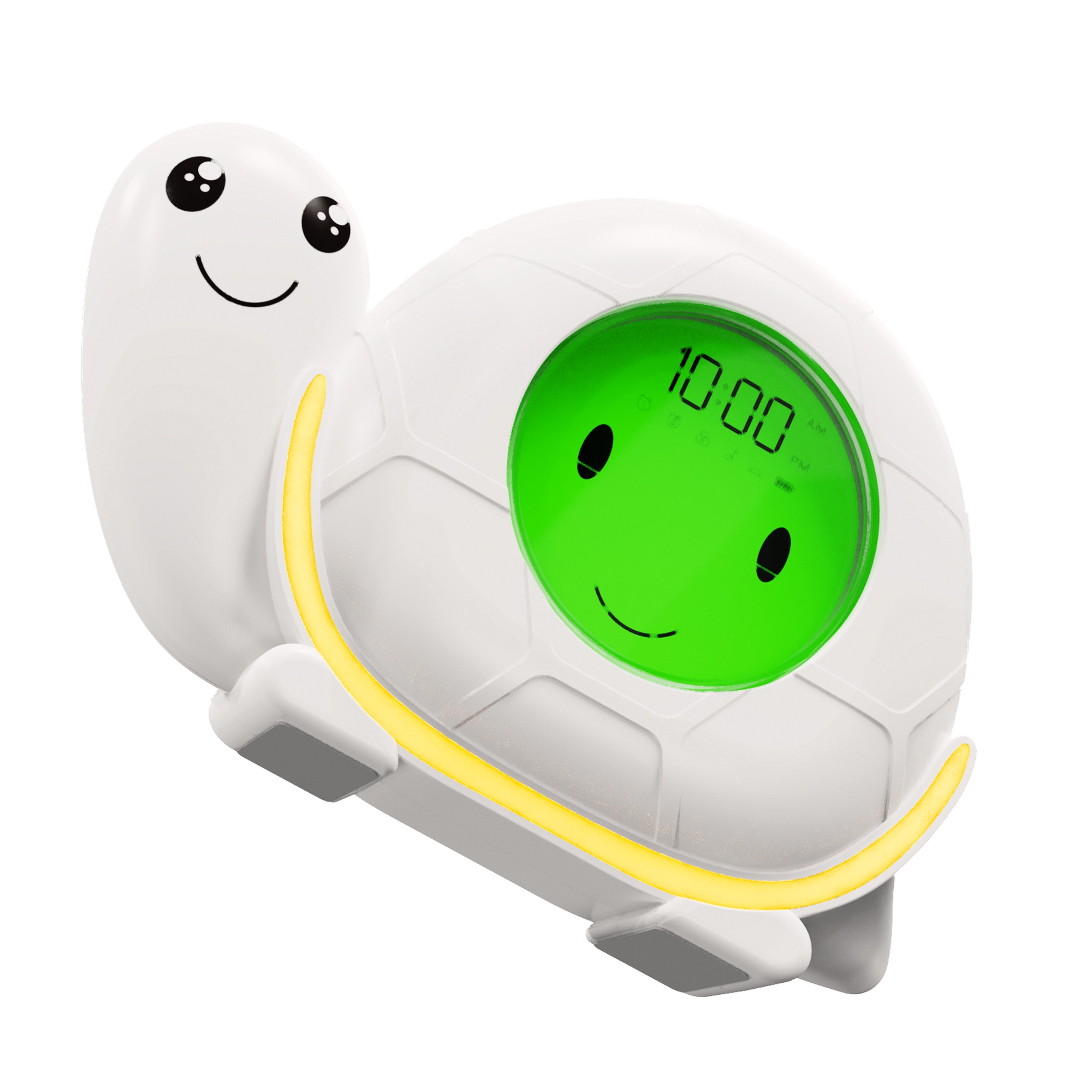 Private model LCD digital screen brightness dimming built in rechargeable battery cloud shape kids sleep training Alarm Clock