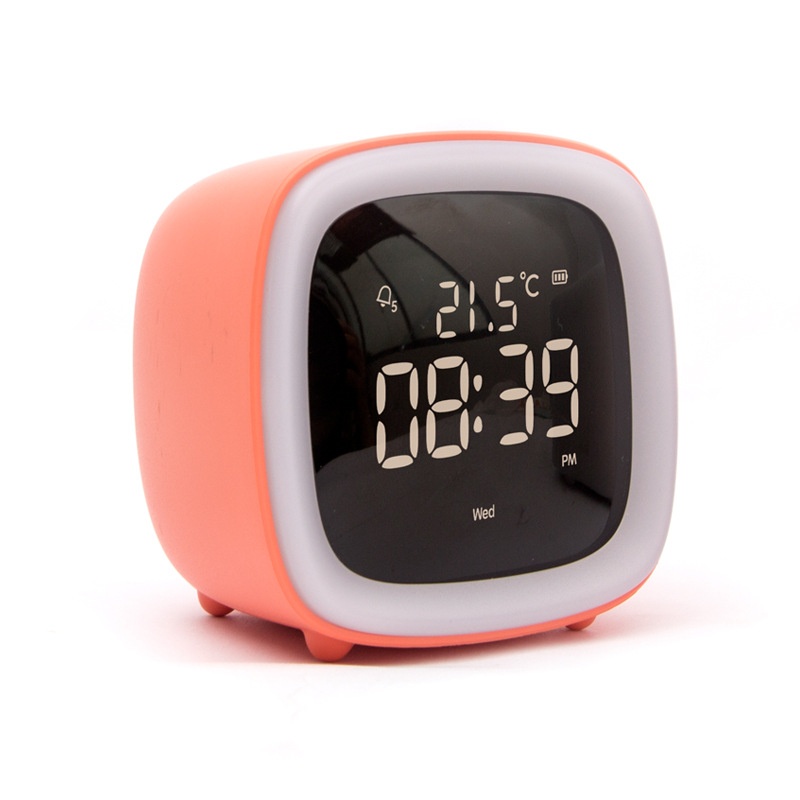 Cartoon Kids Alarm Clock Light Alarm Clock Digital Alarm Clock With Charging Port