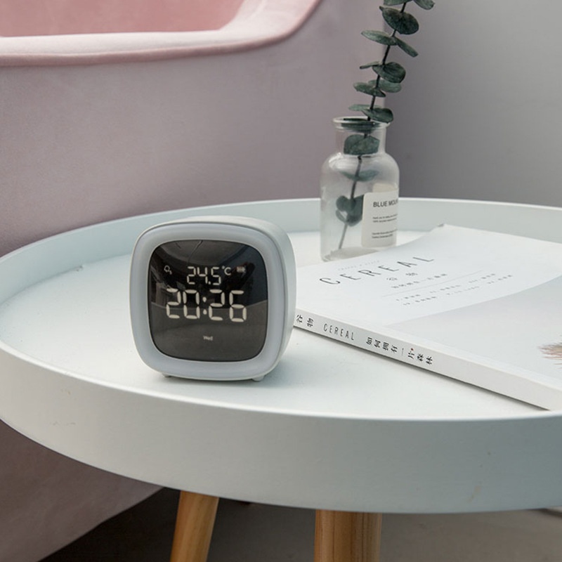 Cartoon Kids Alarm Clock Light Alarm Clock Digital Alarm Clock With Charging Port