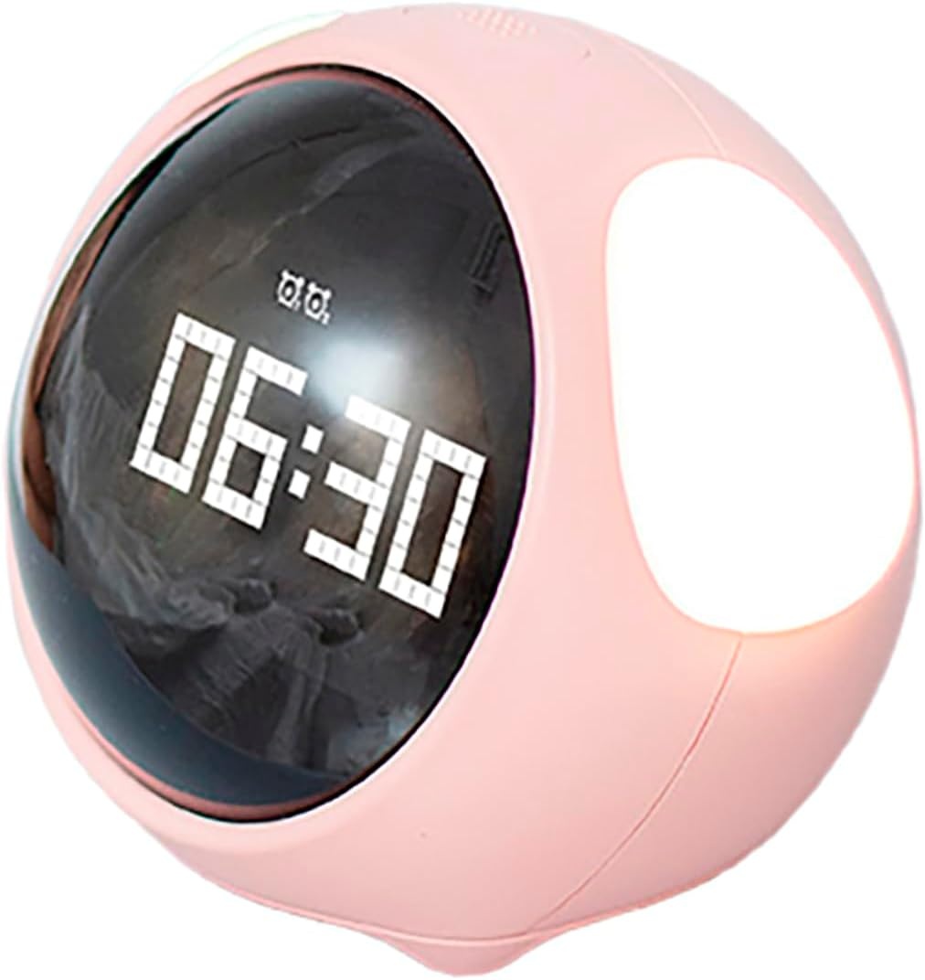 wekker voor kinderen kid toddler led plastic desktop alarm bell cartoon smart digital timer for children alarme alarm clock