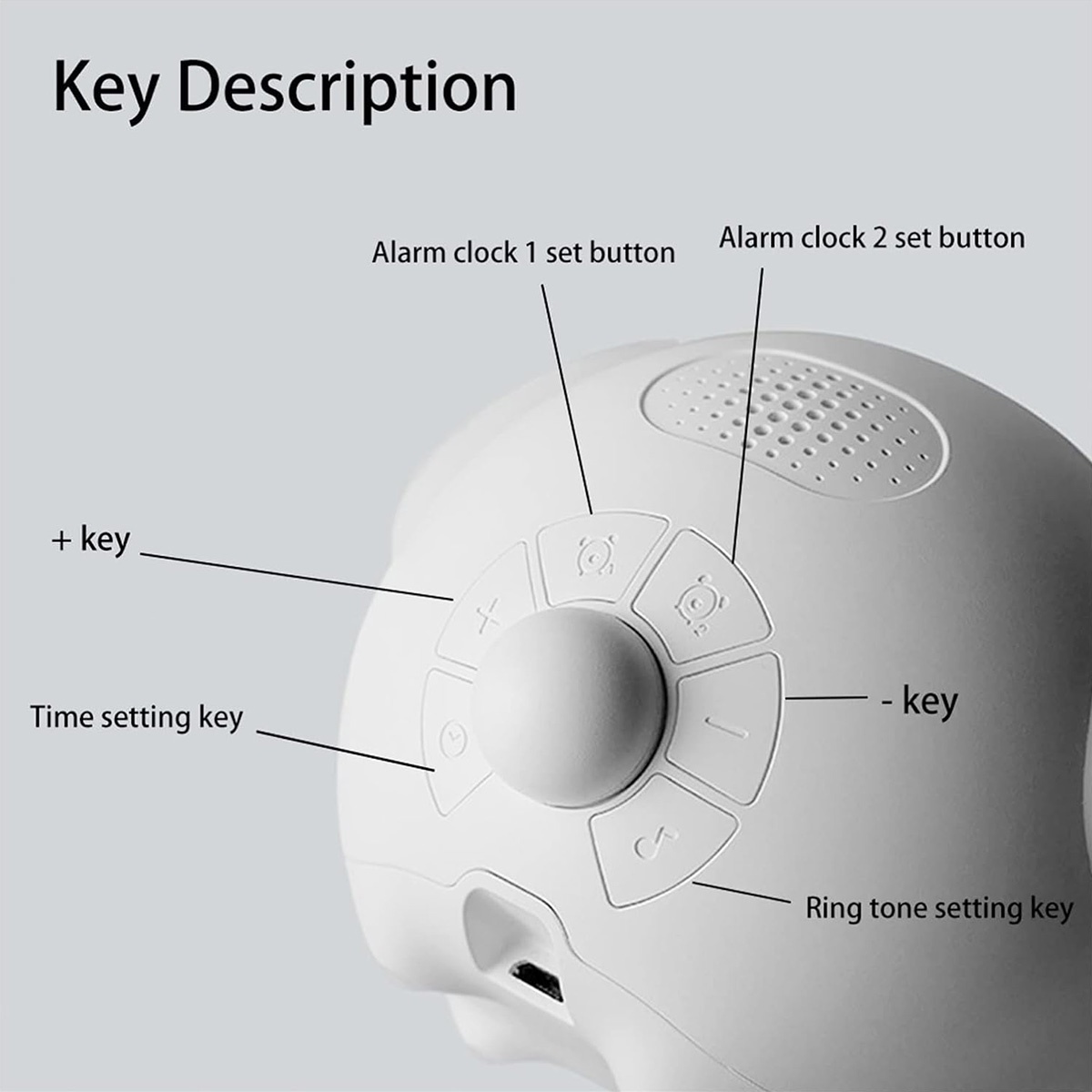wekker voor kinderen kid toddler led plastic desktop alarm bell cartoon smart digital timer for children alarme alarm clock