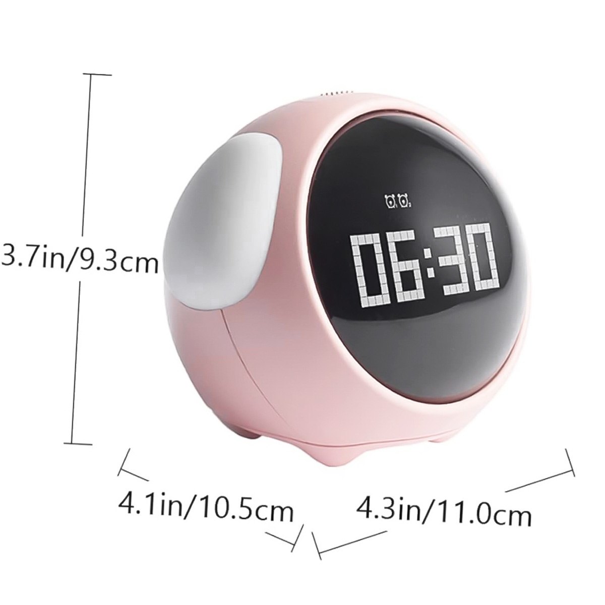 wekker voor kinderen kid toddler led plastic desktop alarm bell cartoon smart digital timer for children alarme alarm clock