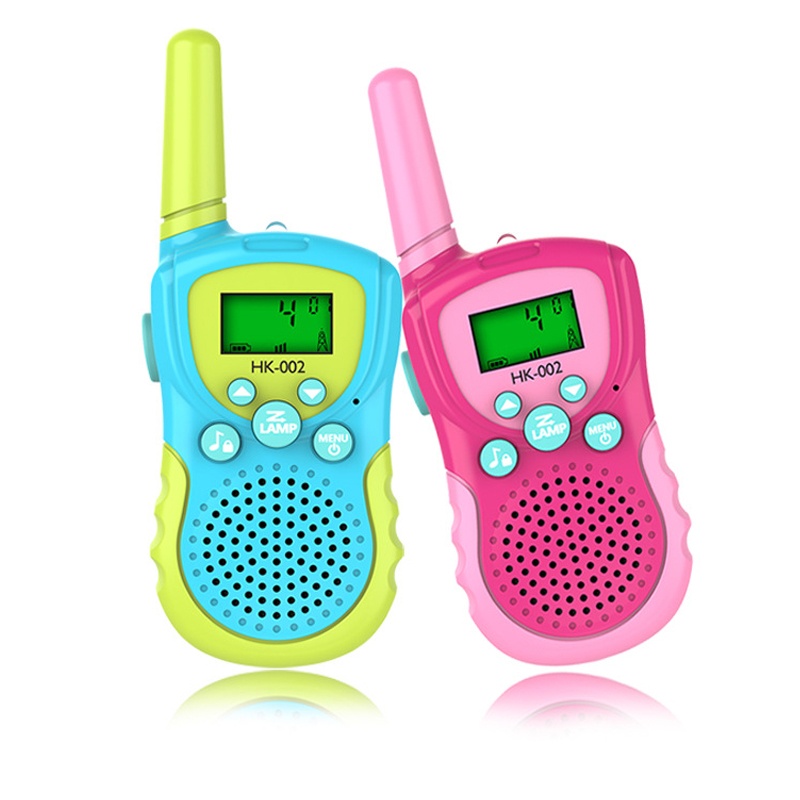 Kids Walkie Talkie Two Ways Radio Toy Walkie Talkie for Kids 3 Miles Range 22 Channels Built in Flash Light