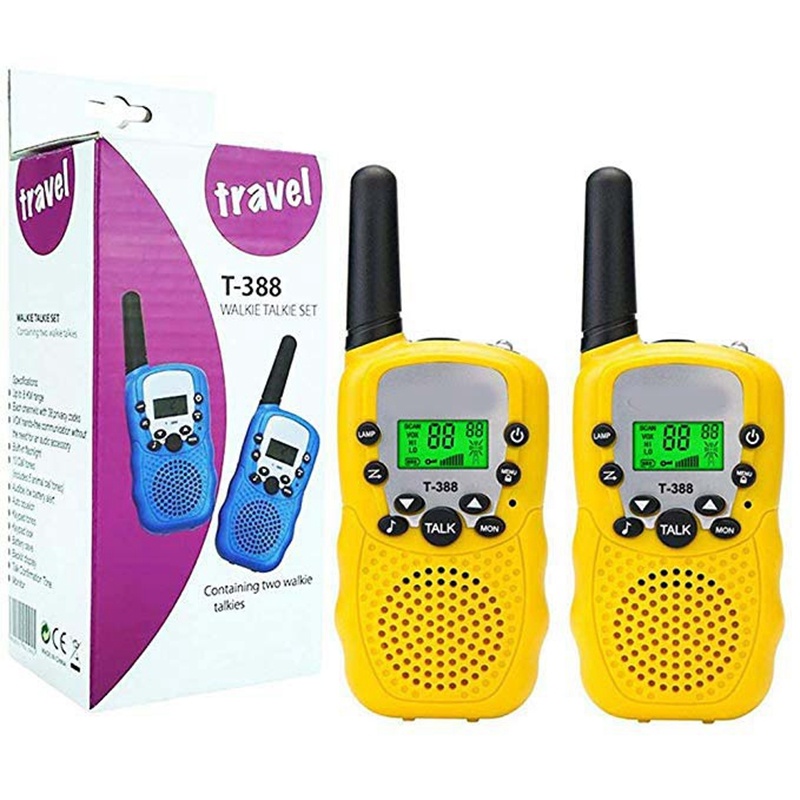 5 KM Long Range 2 Pack Toys Kids Pink Walkie Talkie with 22 Channels & 2 Way Radios