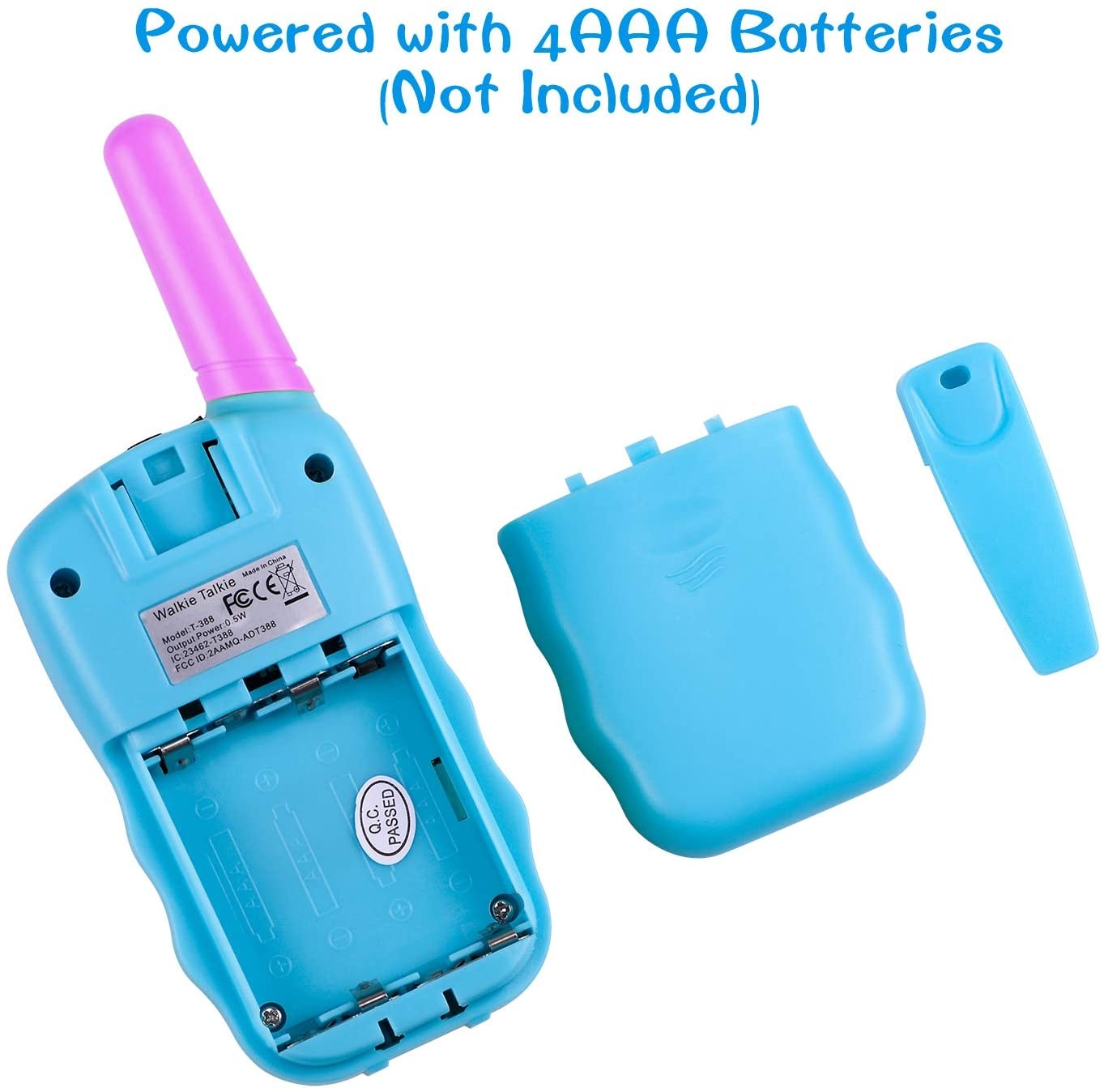 Small Toys Set Twin Pack for Ages 3-12 Boys 8-22channels portable 3miles kids Walkie Talkie
