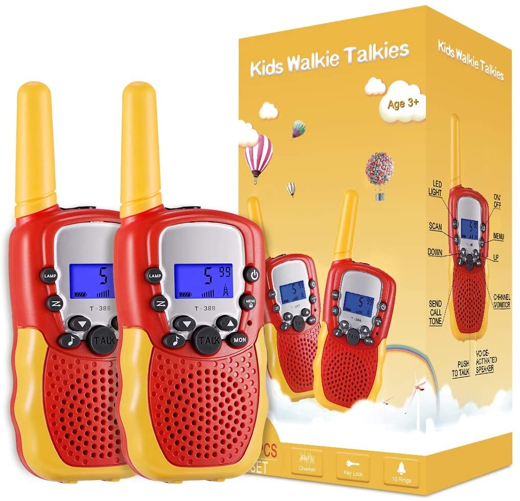 Toy Walkie Talkie, Walkie Talkies for Kids, Two Way Radios Twin Pack Kids Walkie Talkies Small Toys Set for Kids Ages 3-12 Boys