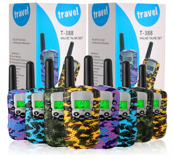 RT388 Walkie Talkies for Kids Toys Gifts,Children's Toys Walkie Talkie for 6-12 Years Old Boys Girls 2 Pack
