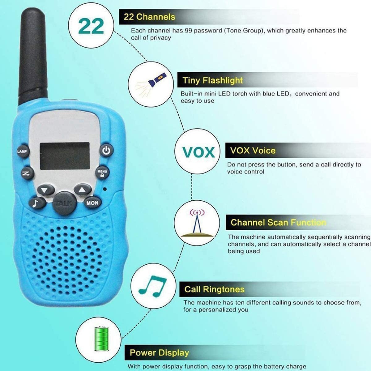 Outdoor Walkie Talkie Outdoor Toys Binoculars Compass for Kids Children Explorer Kit