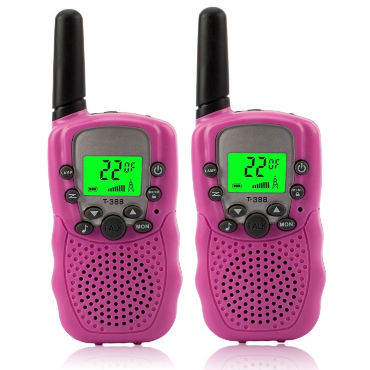 Outdoor hot sale T388 Handheld Kids Walkie Talkies FRS Radio Boys Girls Toy 22 Channel Two Way Radio, Walkie Talkies for Kids