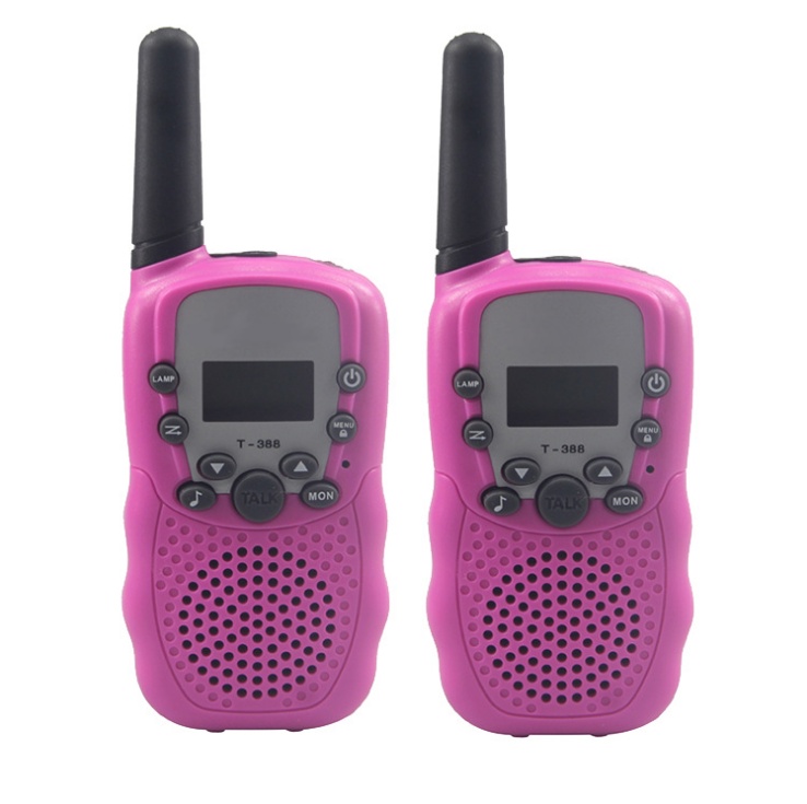 Outdoor hot sale T388 Handheld Kids Walkie Talkies FRS Radio Boys Girls Toy 22 Channel Two Way Radio, Walkie Talkies for Kids