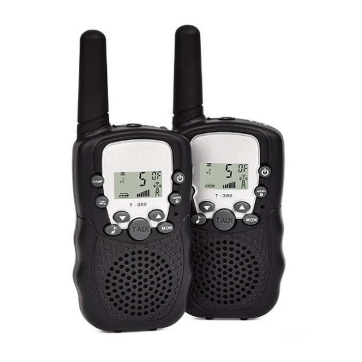 Outdoor hot sale T388 Handheld Kids Walkie Talkies FRS Radio Boys Girls Toy 22 Channel Two Way Radio, Walkie Talkies for Kids