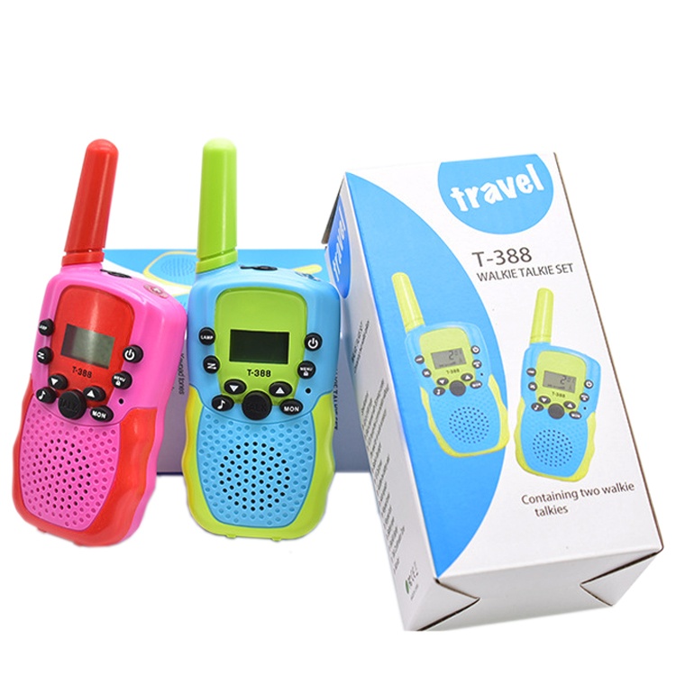 Walkie Talkies for Kids Long Range 22 Channels 2 Way Radio Gifts Toys with Backlit LCD Flashlight 3 KMs Range
