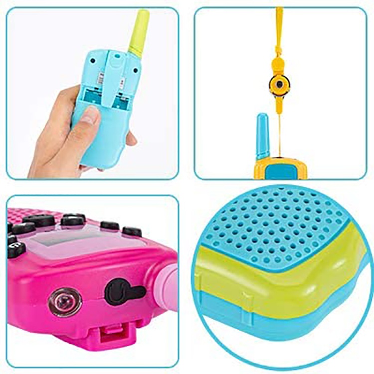Walkie Talkies for Kids 22 Channels 2 Way Radio Toy with Backlit LCD Flashlight