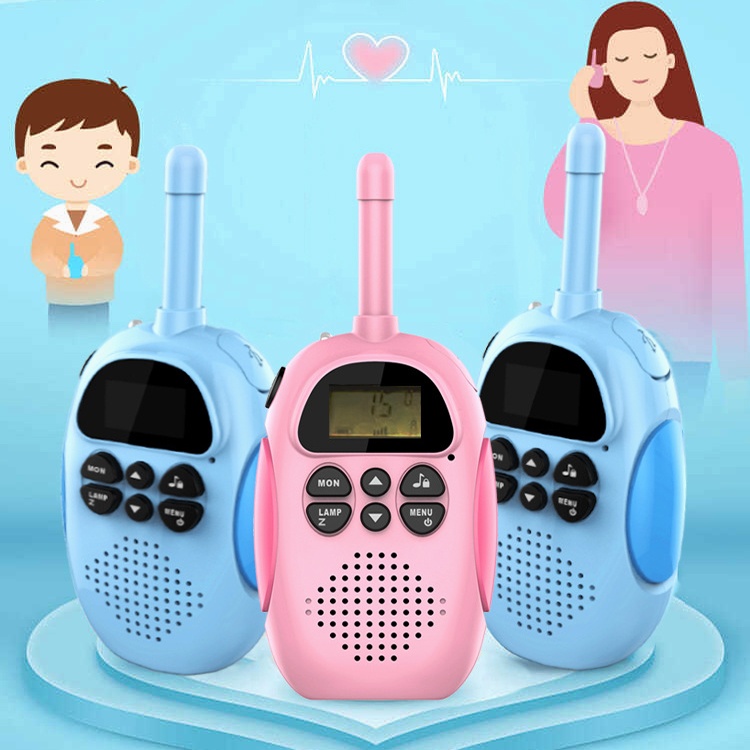 Small Toys Wireless 4-12 Year Old Children Outdoor 20 Channel 3KM Miles Range Mini Walkie Talkie