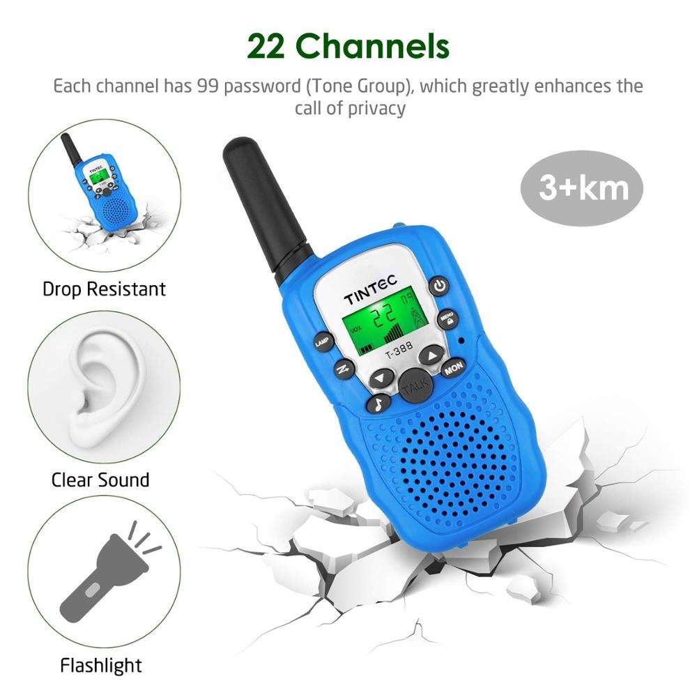 Walkie Talkies for Kids 22 Channel 2 Way Radio 3 Mile Long Range Kids Outdoor Toys Gifts Birthday