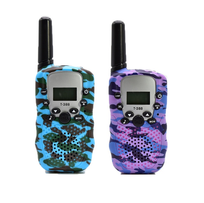 Walkie Talkies for Kids, 3 KMs Long Range Handheld Children Walkie Talkie Toy Great Gift for Kids Boys and Girls 3 Pack