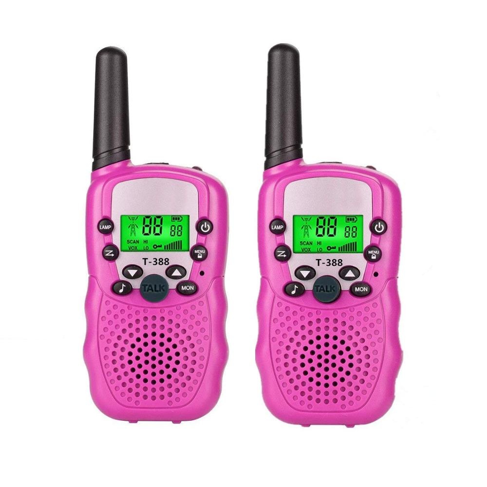 Factory Wholesale T388 Handheld Children's Toy Mini Walkie Talkie ,Outdoor Adventures Toys rechargeable walkie talkie for Kids