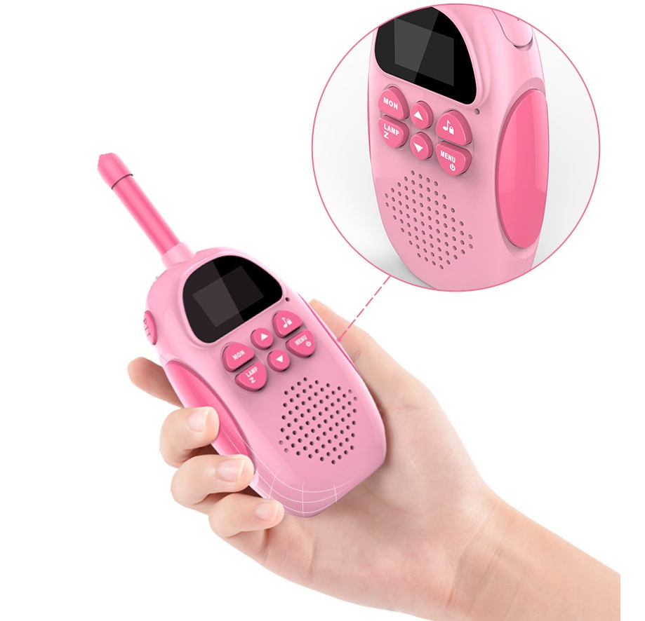 Outdoor Toys children's walkie talkie (2 Pieces),Long Range Fun Walkie Talkie for 3-12 Year Old kids - Great Gift