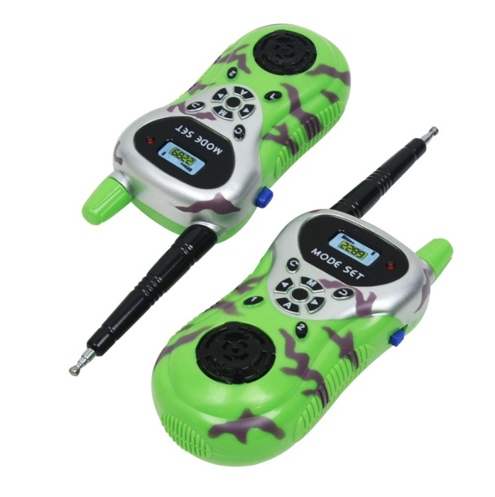 High quality Kids Outdoor Toys Wireless Communication Parent-child Interaction Mini Long Distance Walkie Talkie