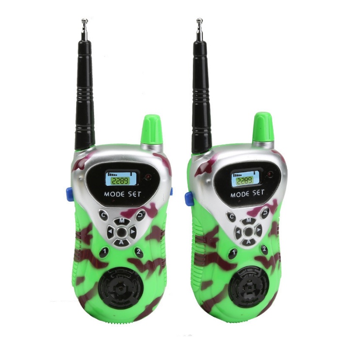 High quality Kids Outdoor Toys Wireless Communication Parent-child Interaction Mini Long Distance Walkie Talkie