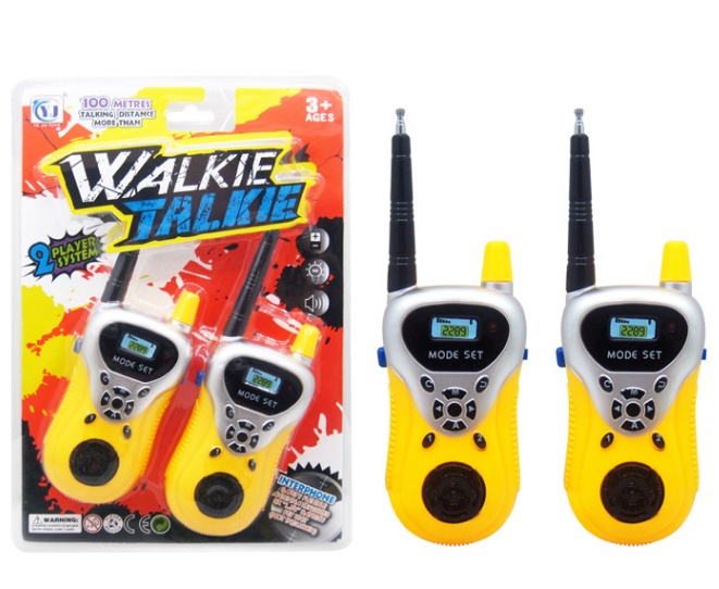 High quality Kids Outdoor Toys Wireless Communication Parent-child Interaction Mini Long Distance Walkie Talkie