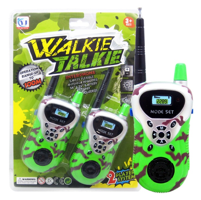 High quality Kids Outdoor Toys Wireless Communication Parent-child Interaction Mini Long Distance Walkie Talkie
