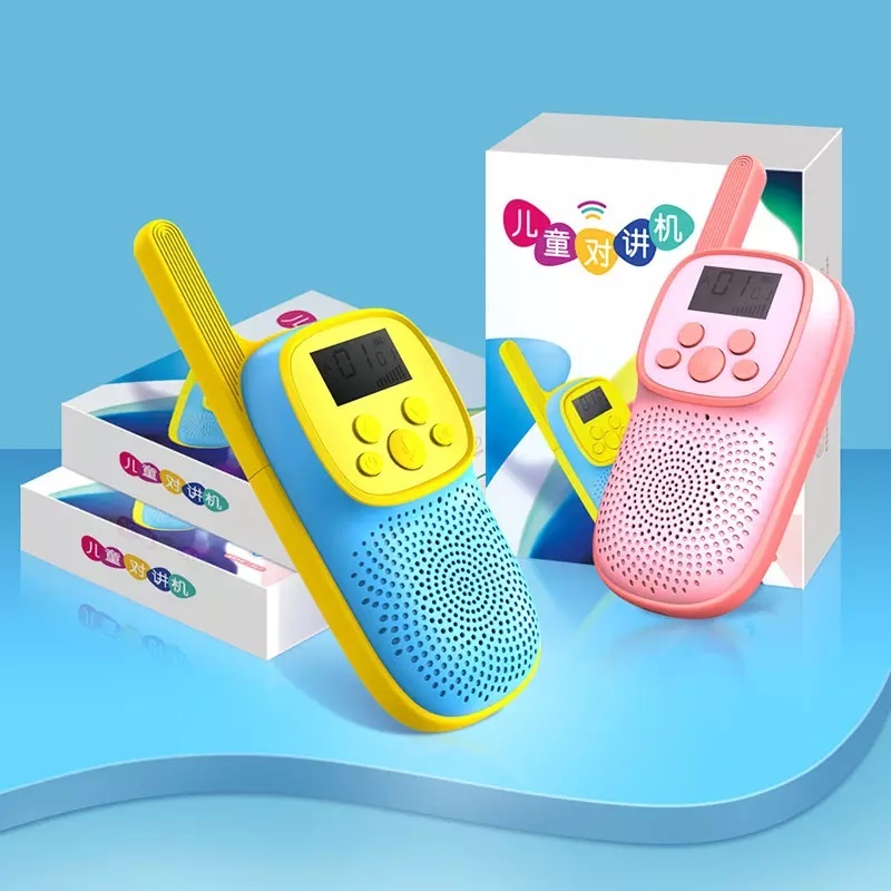 Rechargeable Cartoon 3km long distance Wireless Children Walkie Talkie