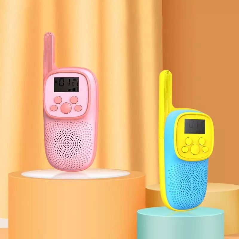 Rechargeable Cartoon 3km long distance Wireless Children Walkie Talkie