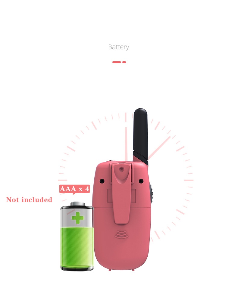 Wireless Baby Walki Talki Kid Gift 3 Long Range  Funny Lovely Toys 2 Way Radio t-388 Walkie Talkies For Kids