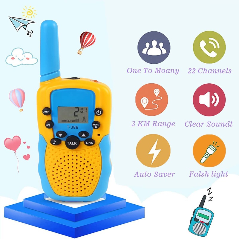 T-388 Intercom WirelessPTT Headset Tour Guide System Intercom Wireless Walkie Talkie For Kids Toys