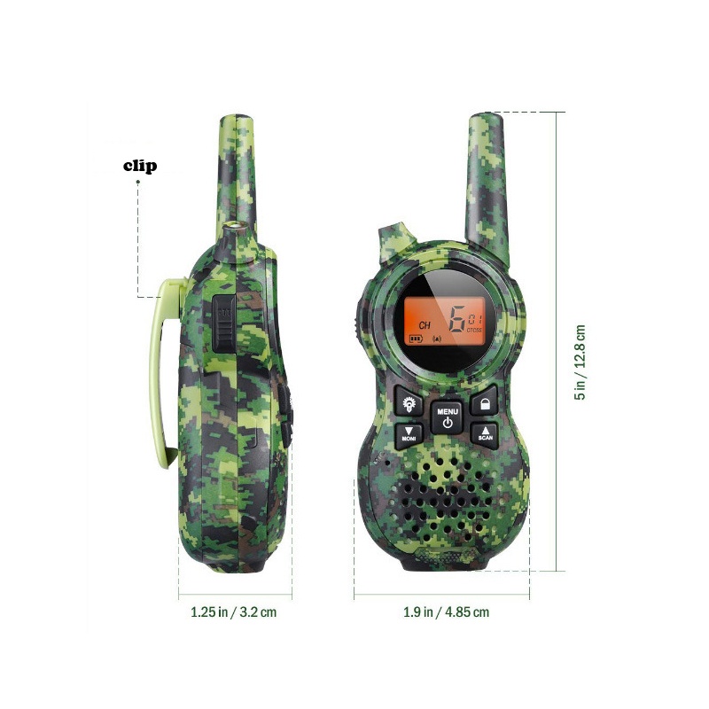 2-way radios ptt long range wireless tour guide system intercom wireless walkie talkie toys kids radio for children two way