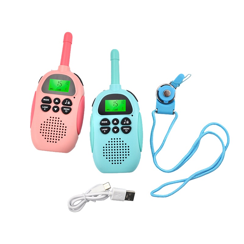 Hot Selling handheld walkie talkie 3KM long range USB charging talkie-walkie phone two way radio for kids toy Gift