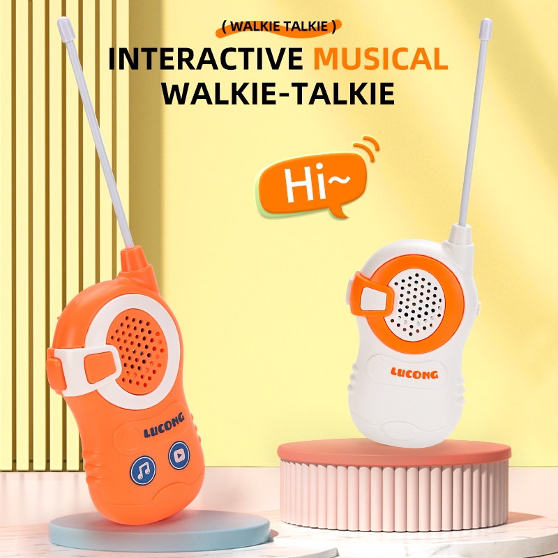 Outdoor Children's Microphone Wireless Handheld Interphone Music Intercom Machine Toys for kids