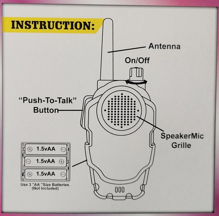 Wholesale Toy Walkie Talkie Simple Use 1 Channel Handheld Kids Outdoor Adventure Gift Children's Outdoor Recreation