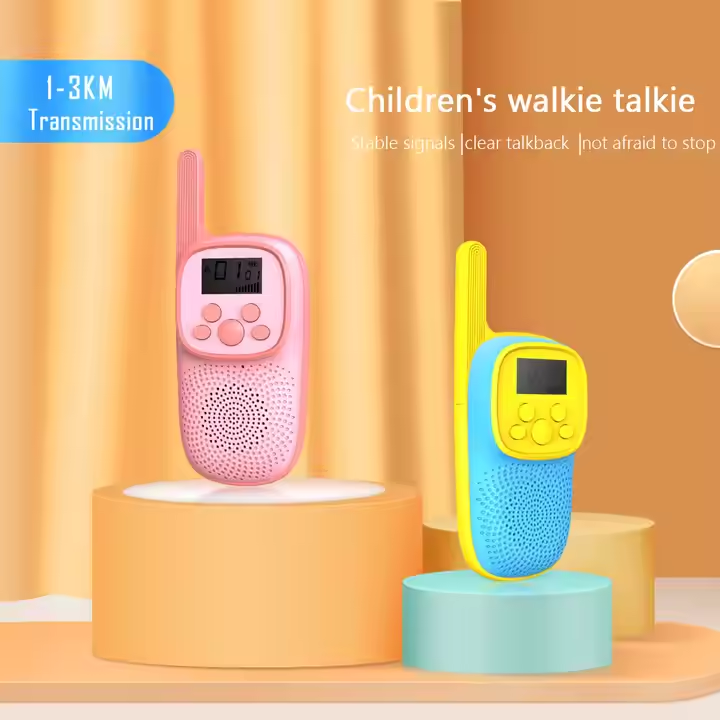 Levende tovejs radioer til børn med sjovt design og langdistance kommunikation