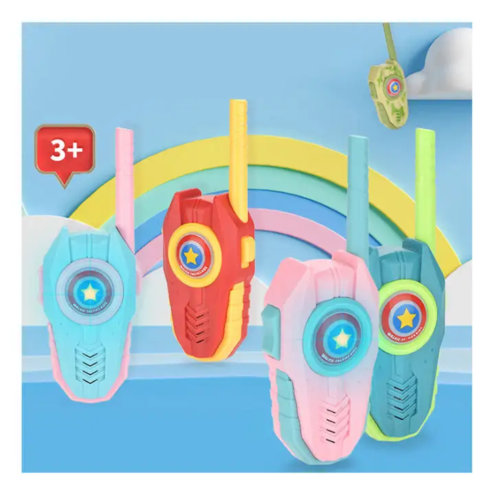 Kids Walkie Talkies – Multi-Color Design, Easy-to-Use, For Ages 3+