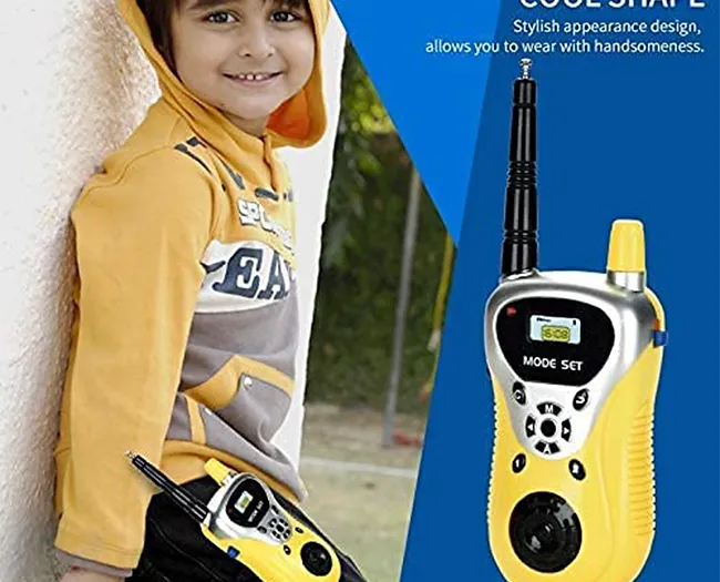 Kids Walkie Talkie - 100M Long Range, 22 Channels, Perfect for Outdoor Adventures