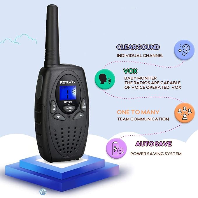 Wholesell factory price simple designed long distance clear sound hot selling 3miles Kids Walkie Talkie