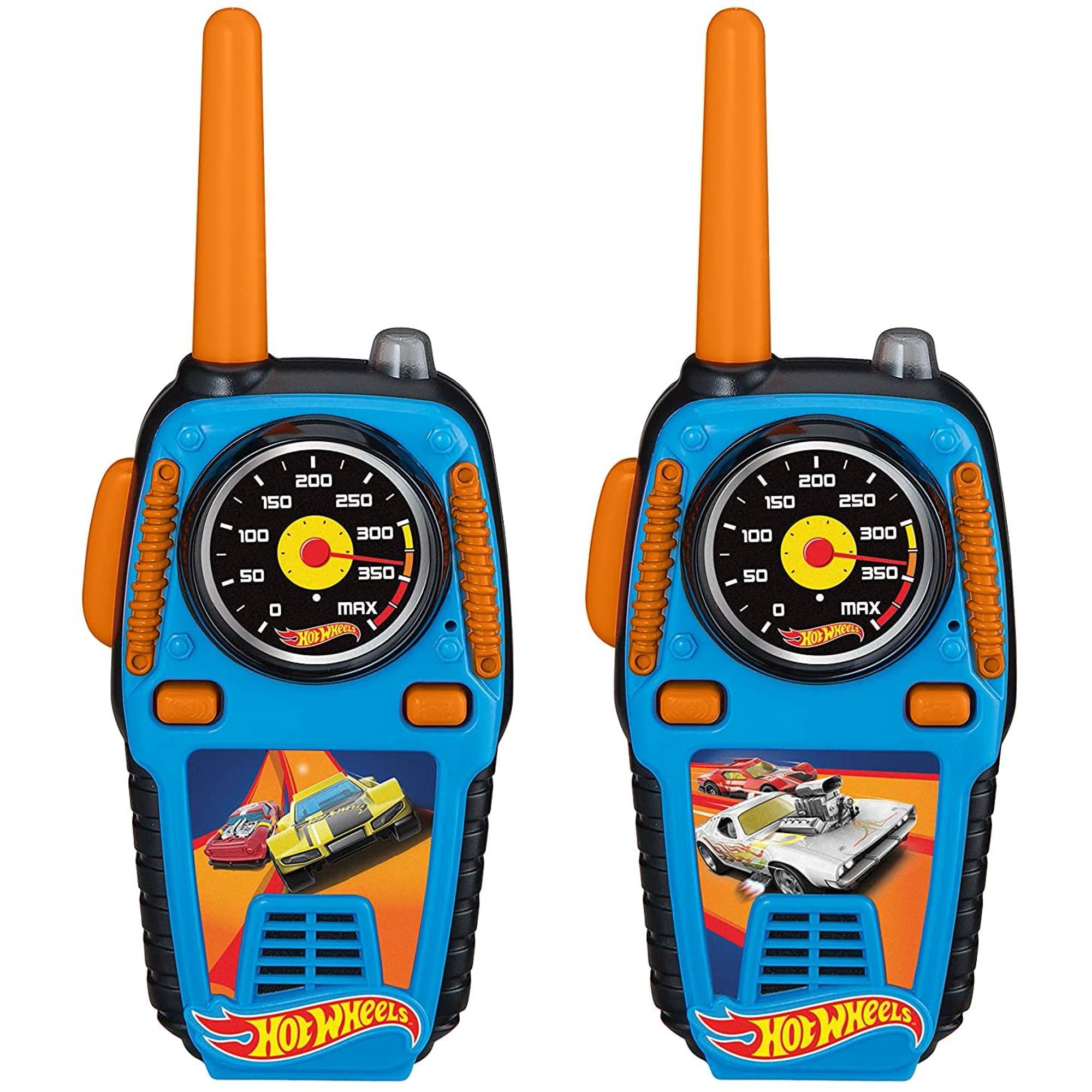 Hot Wheels-Themed Kids' Walkie Talkie, Two-Way Communication, Racing Style, Suitable for Ages 3+