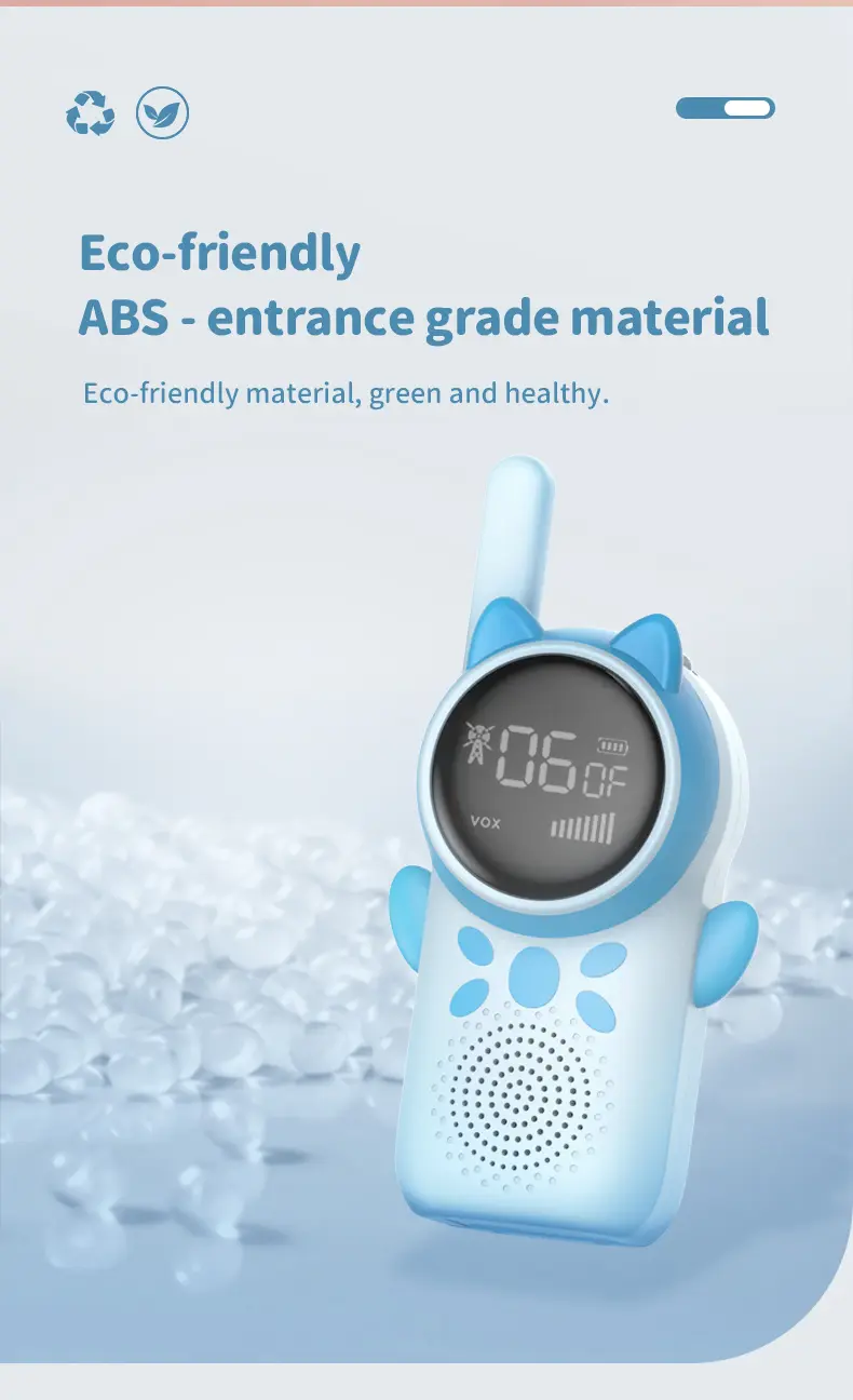 3KM Long Range Kids Walkie Talkie - Eco-Friendly Material, Perfect for Outdoor Play