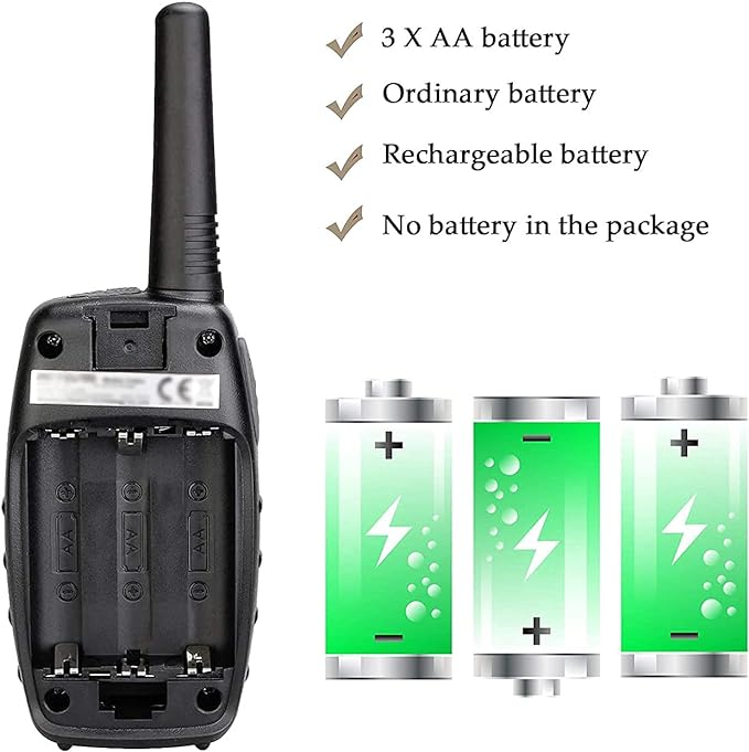 Wholesell factory price simple designed long distance clear sound hot selling 3miles Kids Walkie Talkie