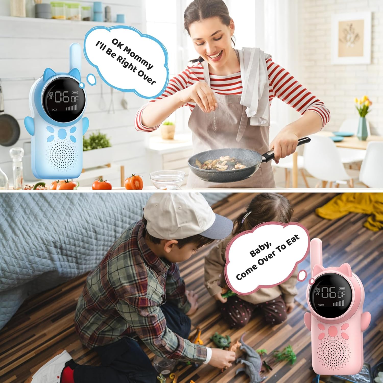 Baby Monitor Walkie Talkie for Kids - Parent-Child Interaction, Clear Sound, Simple to Use
