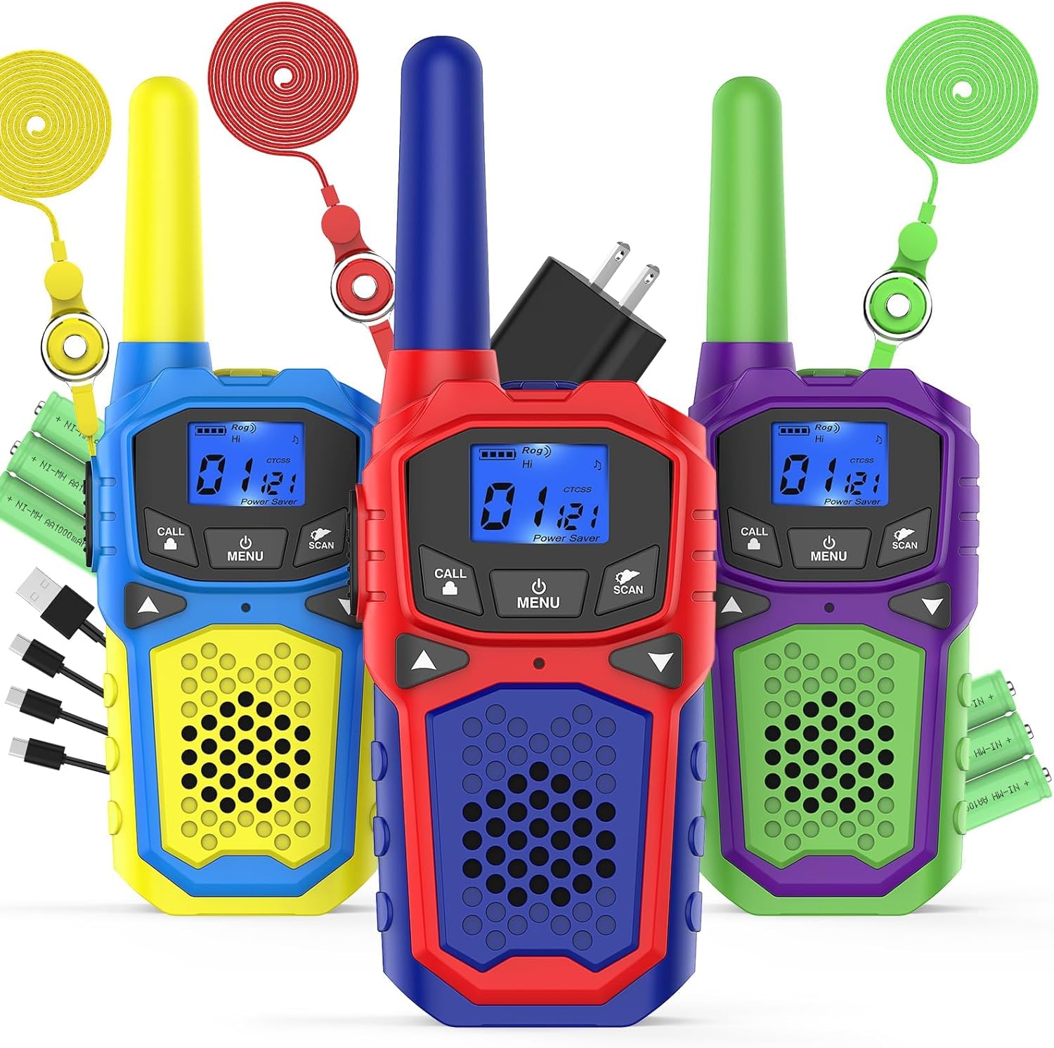Rechargeable Kids Walkie Talkies - Convenient Long Range Communication