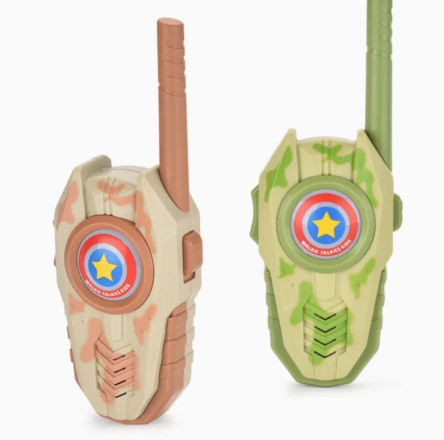 Walkie - talkie de camuflaje infantil - juguetes de comunicación al aire libre de larga distancia de 3 millas