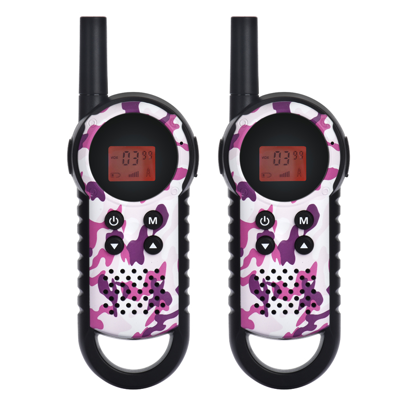 Walkie - talkie infantil - rango 3 - 5 km, 0,5w, 8 - 22 canales, con Vox y linterna